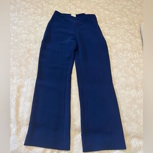 Wilfred Navy Wide Leg Pants